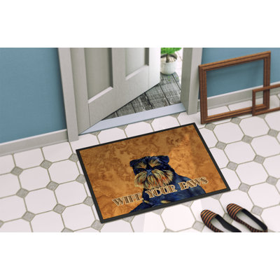 Brussels Griffon Non-Slip Indoor Doormat