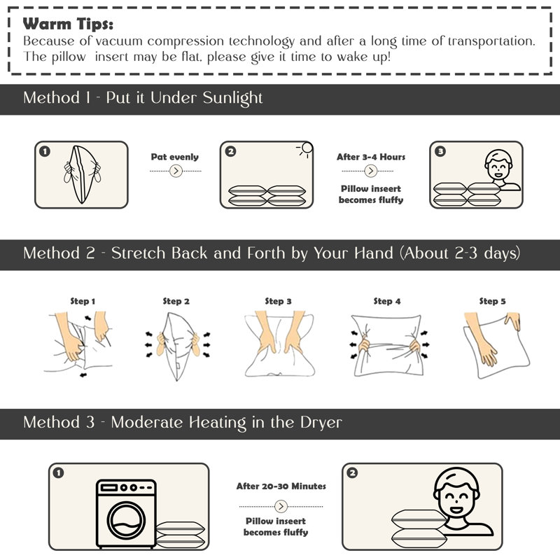 Coussin en fibre Luxury, Roi, Blanc / Bleu marine
