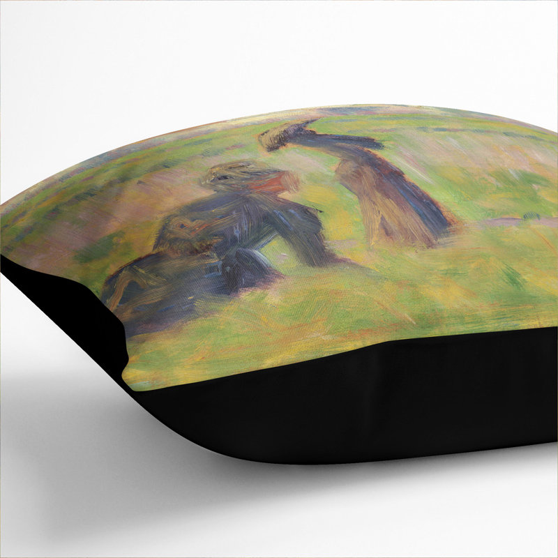 Square Cushion, 40cm H x 40cm W x 15cm D, Black