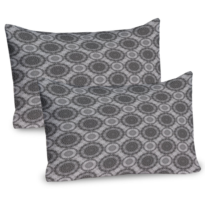 Ensemble de 2 taies décoratives gris Ambesonne, H 20 po x l 36 po