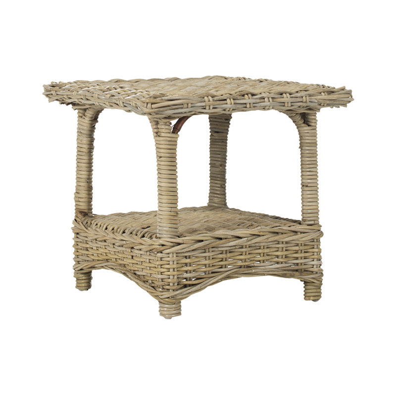 Willow Solid Wood Top End Table, Natural