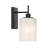 Volkward 1-Light Wall Sconce in Matte Black-937806957