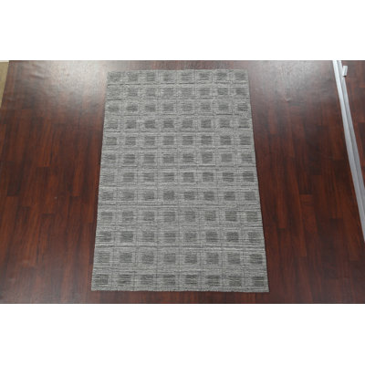 Tapis damier Gabbeh 5 x 8