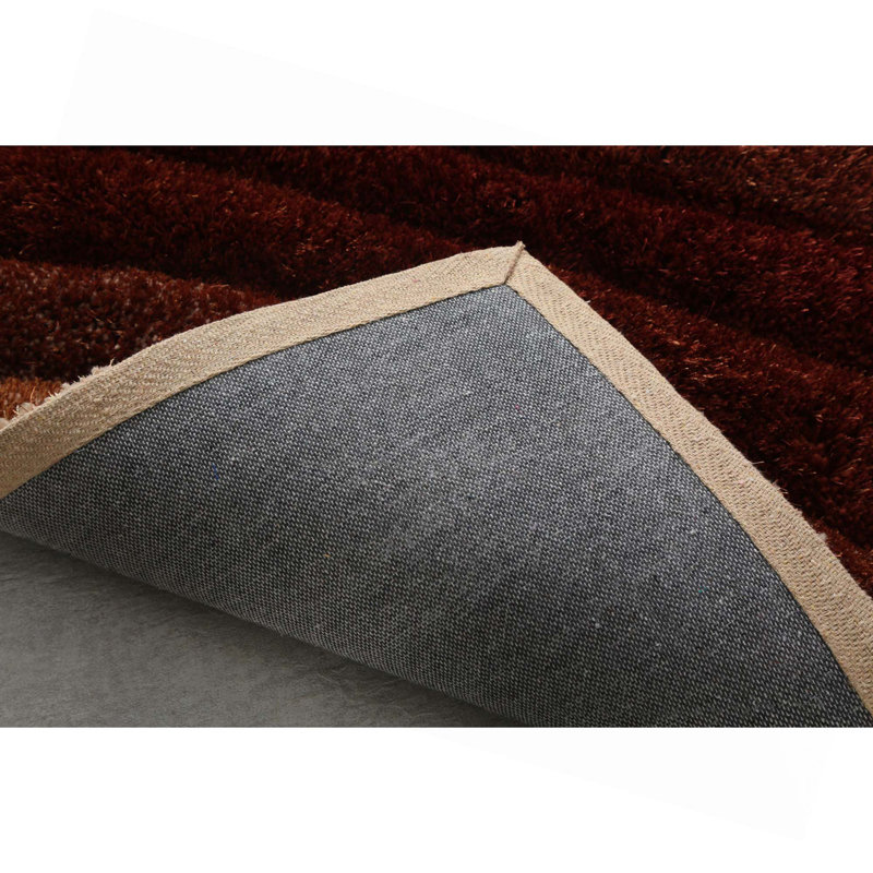 Tapis 3D à poils longs touffeté à la main, Rectangle 5 pi x 7 pi