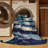 Washable Moonlit Coast Coastal Area Rug-2133449971