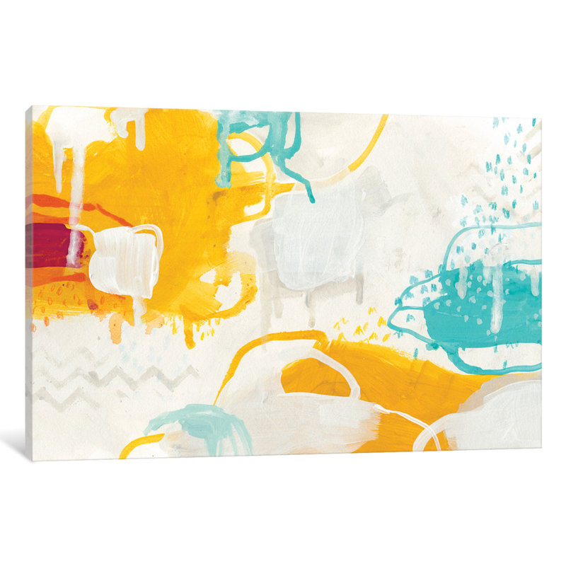 «Playful Color I», reproduction d'art sur toile tendue, H 40 po x l 60 po x P 1,5 po, Toile tendue, Pas de tapis