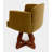 Allison 18'' H Velvet Upholstered Walnut Armchair-18004581