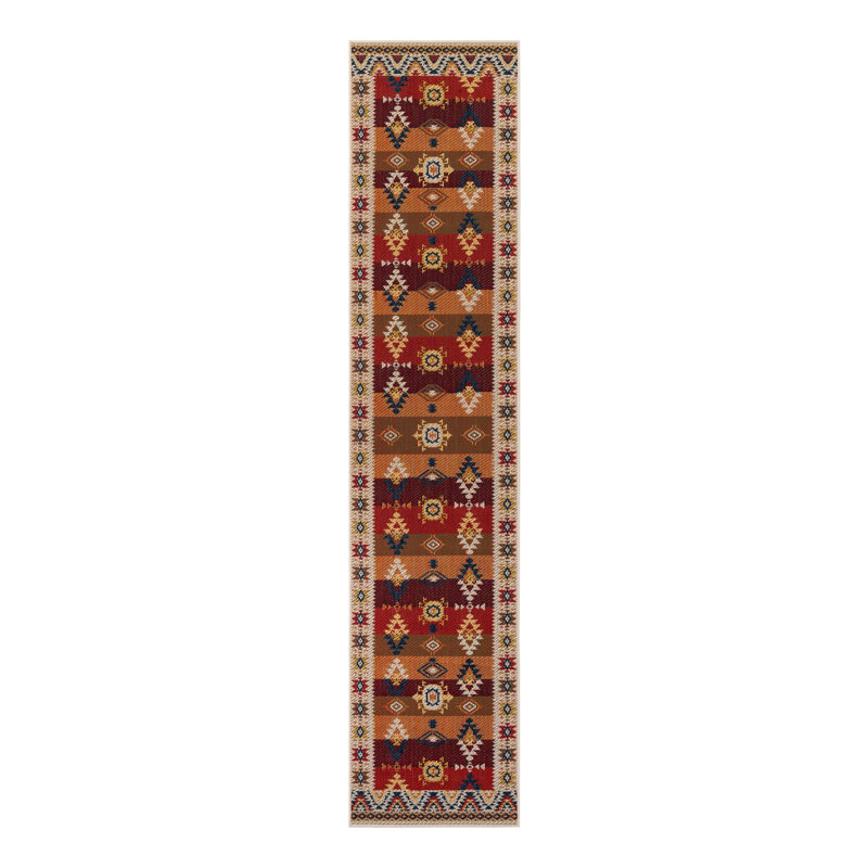 Tapis intérieur / extérieur Ciudad Marlenia, Tapis de couloir 2 pi 7 po x 12 pi