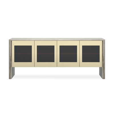 Sojourn 78.5 " W Glass Sideboard