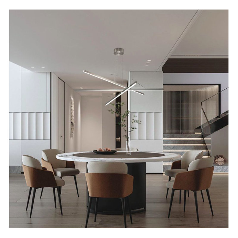 1 - Light LED Chandelier, Hardwired