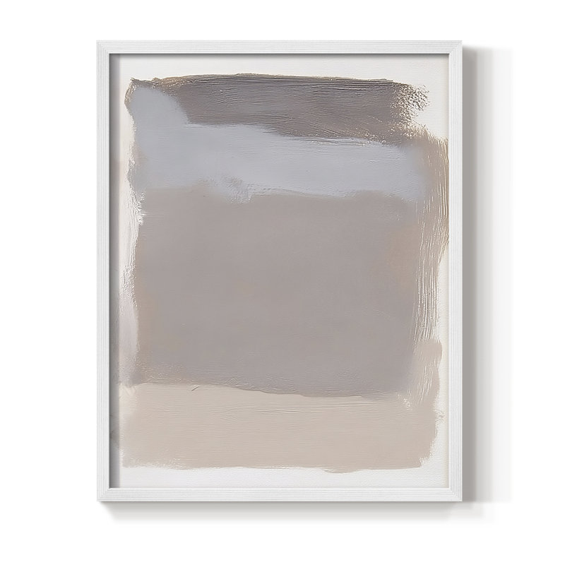 "ABSTRACT Series DCCXVII" par J Paul, Blanc / Blanc, H 11 po x l 9 po