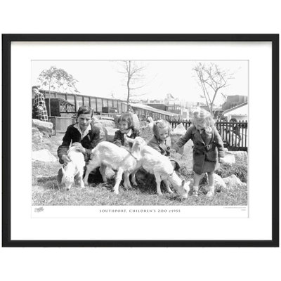 Southport, Children's Zoo C1955 by Francis Frith - Single Picture Frame Print