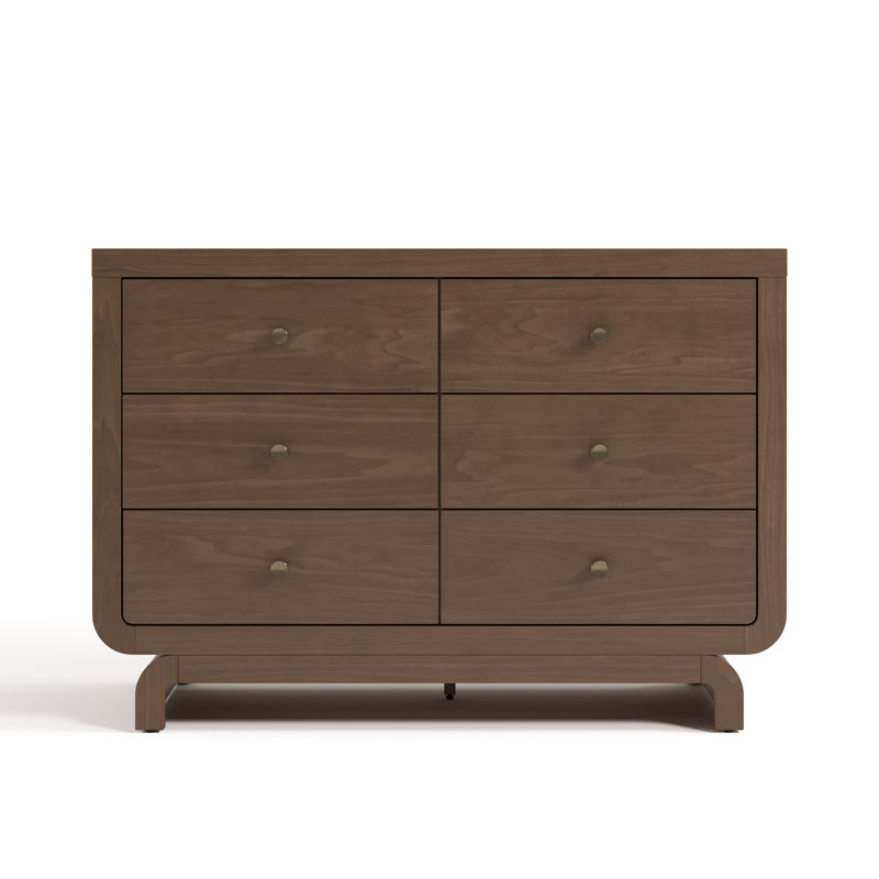 Santorini 6 Drawer Dresser, Hazelnut