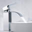 Robinet de salle de bain - Lavabo à fixation sur plateau, à poignée simple