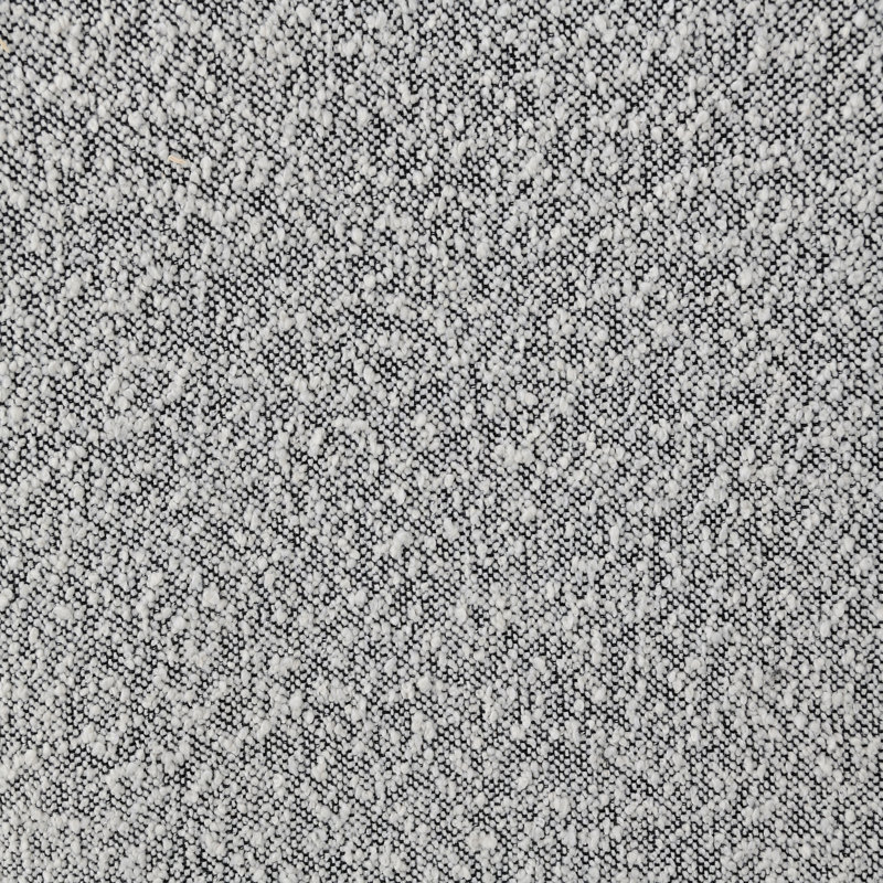 Canapé bouclé gris clair, H 34 po x l 86 po x P 34 po, Boucle gris clair