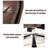 Brown Hight adjustable Genuine Leather + Faux Leather + Aluminium Alloy Office Chair