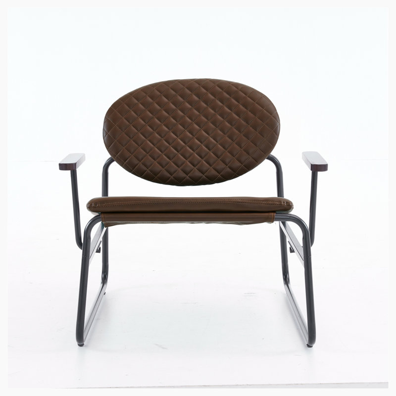 Terence 30.91'' Wide Armchair, Dark Brown