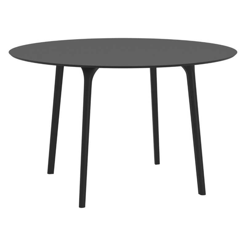 Table de salle à manger Burt, Noir
