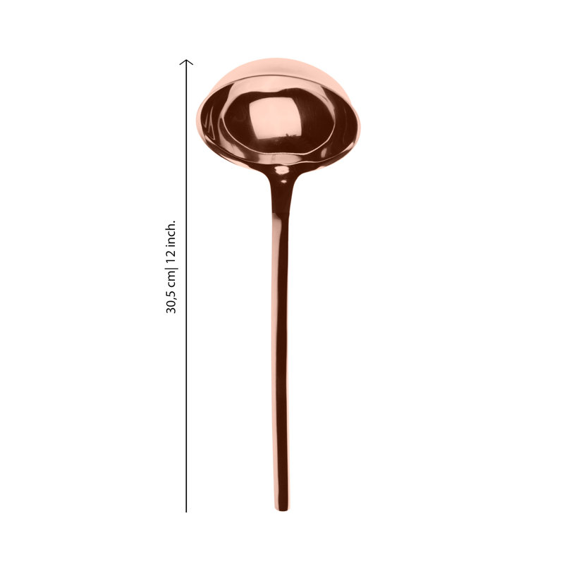 Due Stainless Steel Ladle, Bronze
