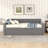 Uriah Velvet Upholstered Daybed with Trundle & Wood Slat Support-125891685