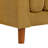 Corduroy Upholstered Square Arm Sofa With Wooden Legs-137097049