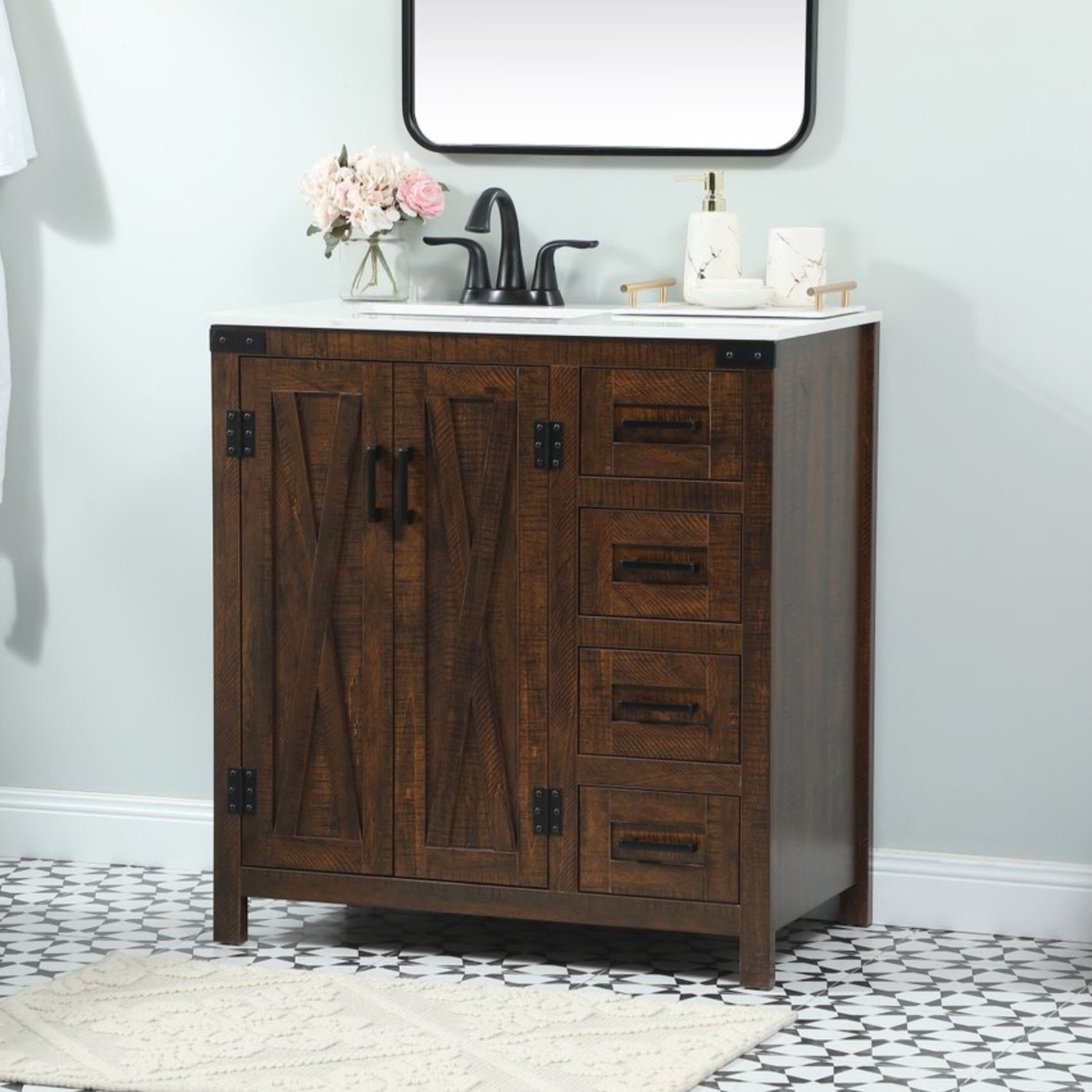 Slayton 32'' Single Bathroom Vanity, Expresso