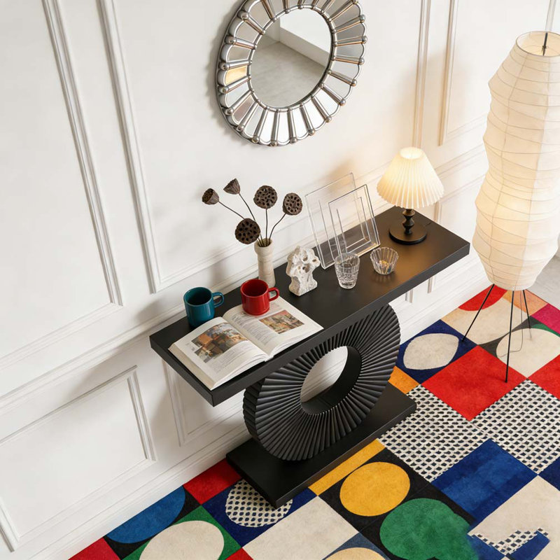 Wood Console Table