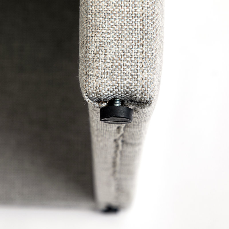 Chaises de salle à manger rembourrées Luxe, Gris