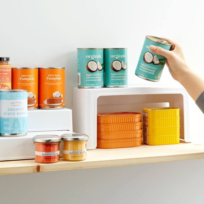 Pantry Organizers YouCopia® ShelfSteps™ Can Organizer 3-Shelf Tiered Organizer