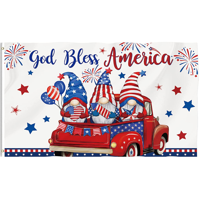 Drapeau de maison en polyester Goldshell 36 x 60 po