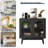 31.5''W 2-Door Black Accent Cabinet With Adjustable Shelf (Set Of 3)-1917484878