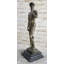 Michelangelo's David Bronze Minature Replica Statue Sculpture Figure 18" X 5"