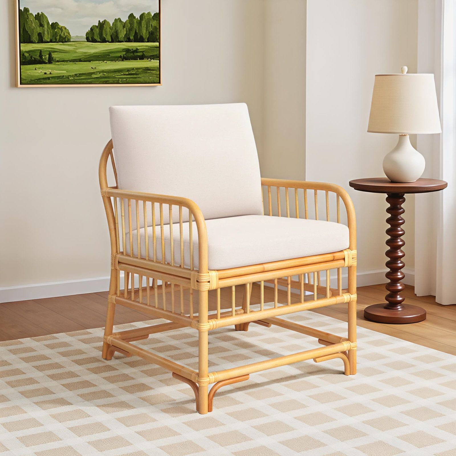 Linen Armchair