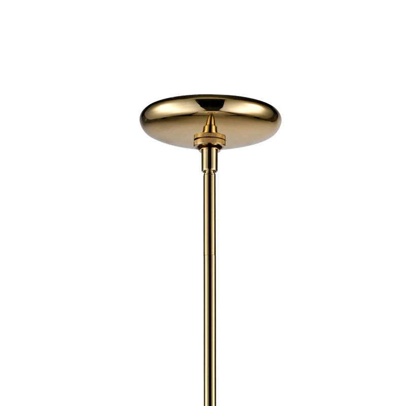 20 inches Sprig 3 Light Pendant in Polished Grass