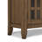 Bedford 32"W Solid Wood Transitional Low Media Cabinet with Glass Doors and Adjustable Shelves-850442377