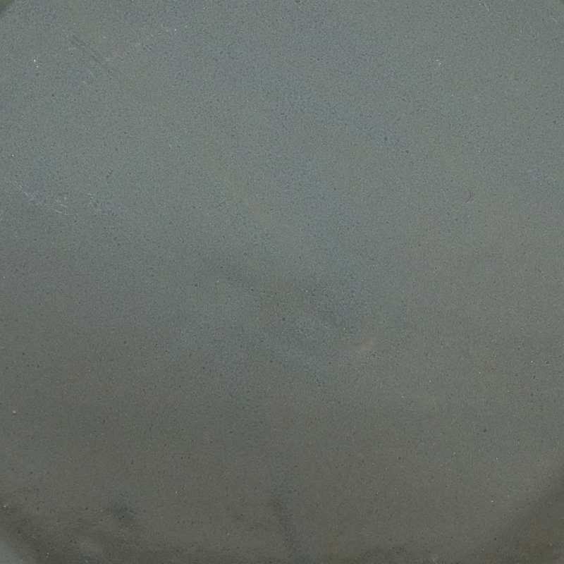 Round Glazed Ceramic Flower Pot Saucer Set of 2 - Fits 7" Planters - Gray, 1.5" H x 9.75" W x 9.75" D, Gray