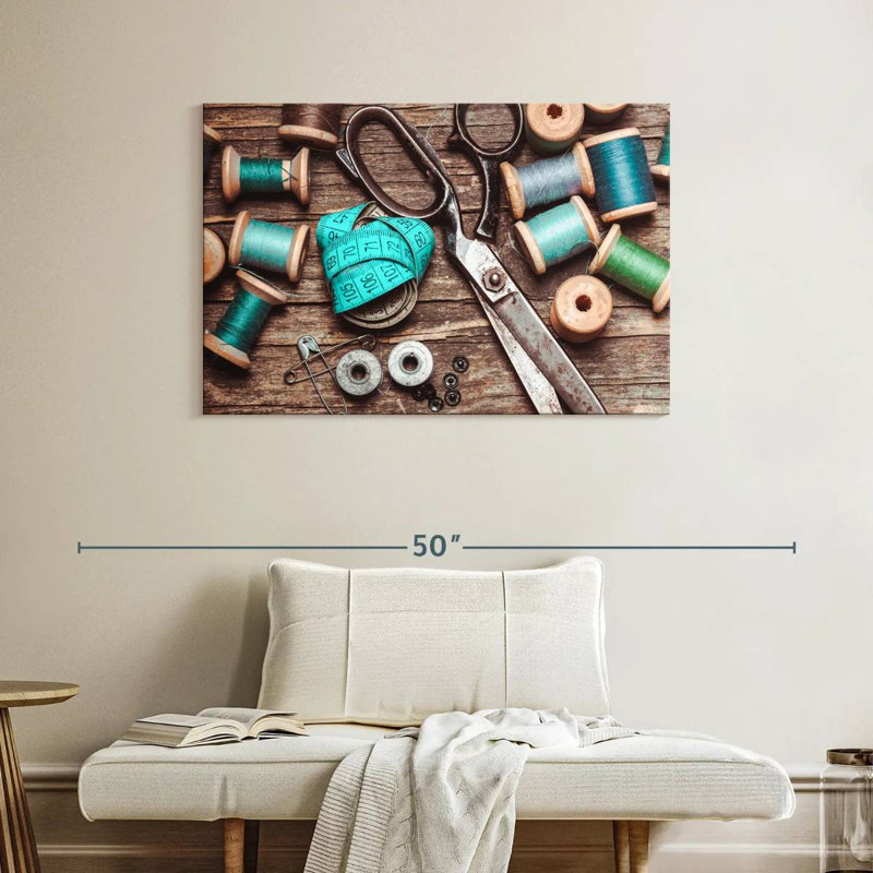 Senne Sewing, 26" H x 39" W