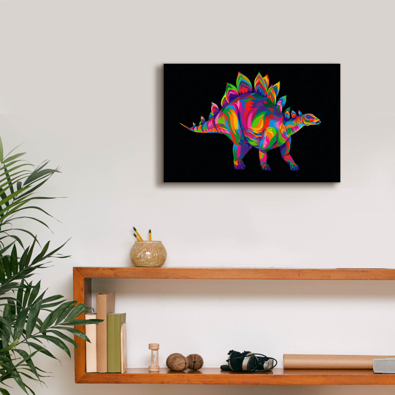 " Stegosaurus " by Bob Weer, 12" H x 18" W x 0.75" D