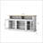 58 Inch TV Stand With Storage Cabinet And Shelves-523057633