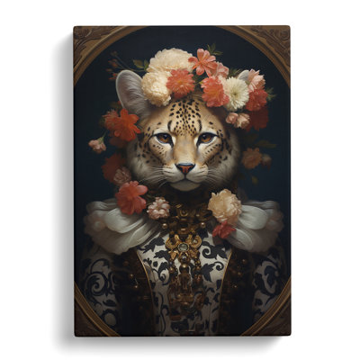 Cheetah Rococo Art - Print