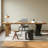 Walnut Rectangular Solid Wood Writing desk-505574459