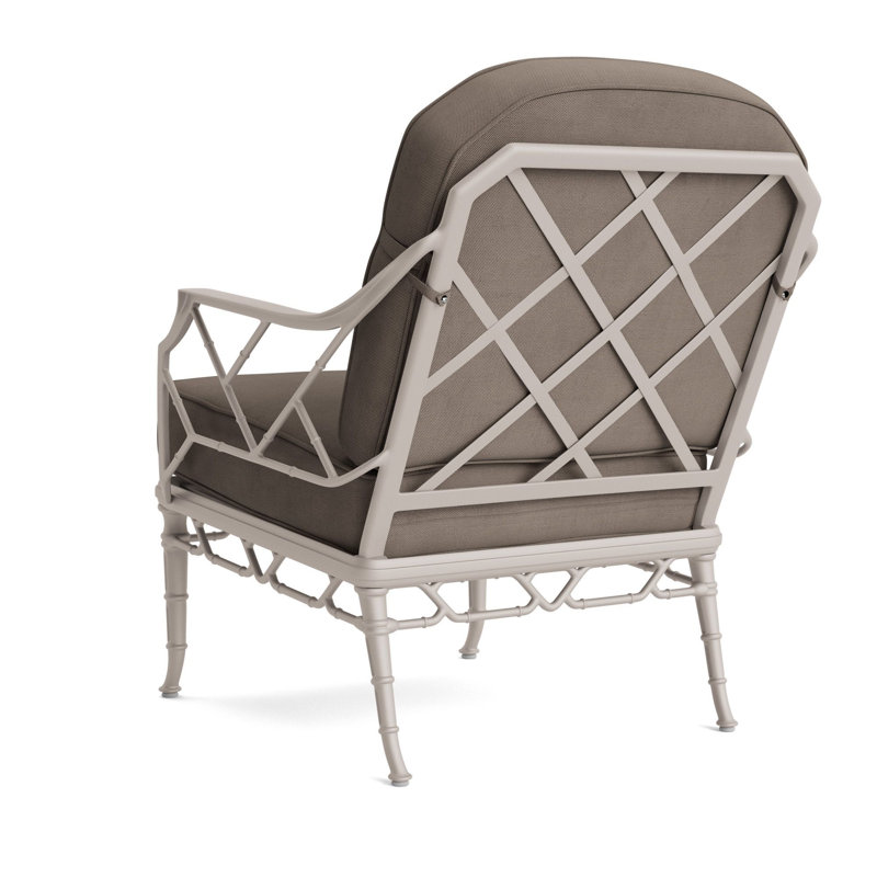 Calcutta Outdoor Lounge Chair, Fusion Charcoal, Dove Smooth