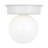 Milk Glass Shade Flush Mount-1327534418