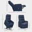 Fauteuils inclinables électriques sans effort, conception en métal de lin, maison moderne de détente
