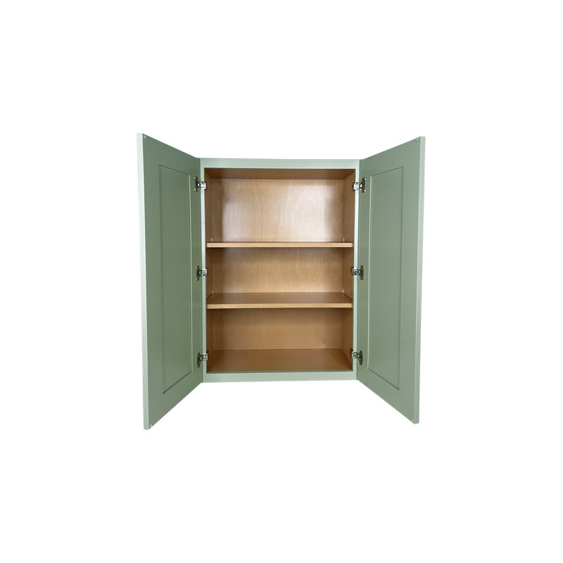 Armoire murale d'angle en contreplaqué Shaker de 13 po Shaker, prête à assembler, 24", 42"