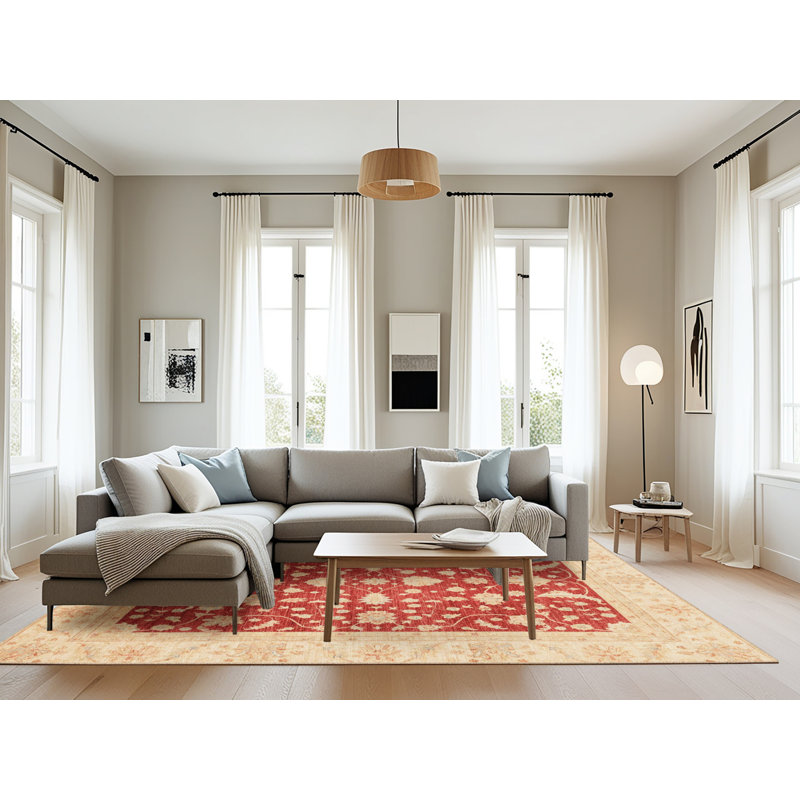 Tapis abstrait 3773, Rectangle 8 pi x 12 pi