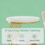 Table de chevet, table de bout, table d'appoint ronde avec tablette