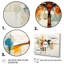 Libellule en teck vol éthéré géométrique - Libellule, art mural-91644490-91644493