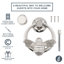 Sager Nickel Ring Bee Door Knocker-1684372539