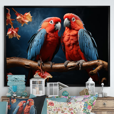 " Parrots Vivid Conversations "